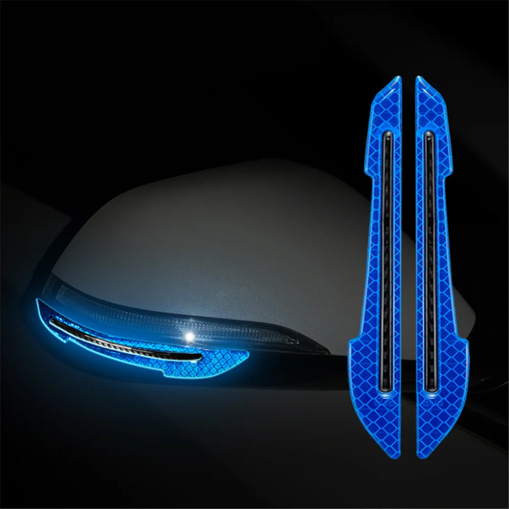 Car warning reflective sticker anti-scratch for fiat stilo jeep compass 2018 peugeot 208 hyundai hb20 bmw f30 e46