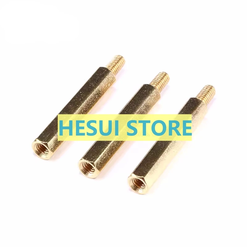 10 PCS M3 * 5/6/8/10/12/15/20/25/30/35/40/45/50/6 single head hexagonal copper column screw