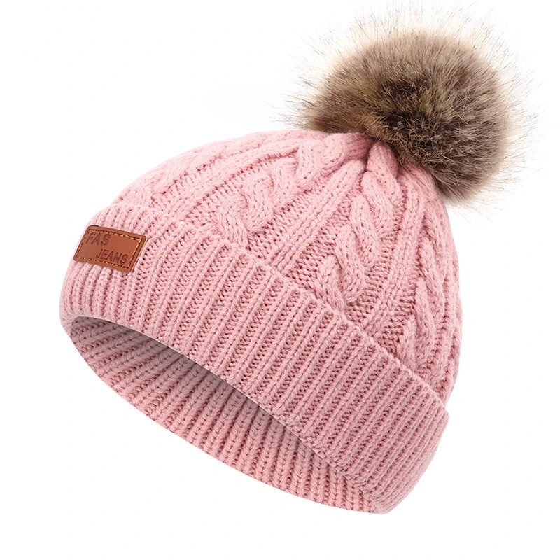 4 5 6 7 8 9 10 11 12 anos de idade crianças inverno chapéu quente pompom chapéus gorro para meninas menino proteção orelha neve esqui patinação ao