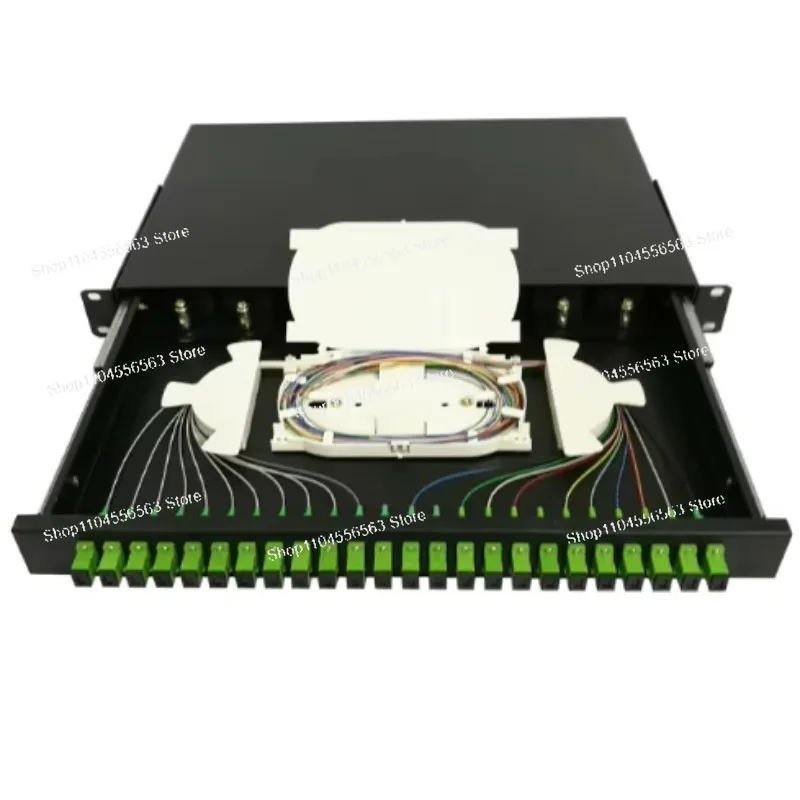 عرض ساخن لعام 2025 رف ODF - 12/24/48 منفذ SC/APC لوحة تصحيح الألياف صندوق FTTH
