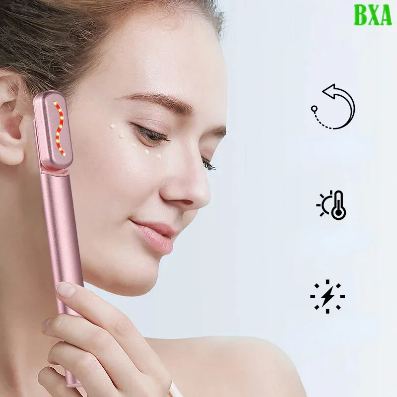 EMS Eye Massager 4 in 1 Red Light Therapy  Hot Compress Eye Care Remove Dark Circles Eye Bags Relax Tired Eyes Anti Wrinkle