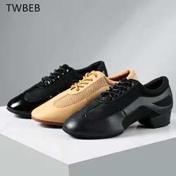 Women's Latin Dance Shoes Jazz Ballroom Salsa Dancing Shoes Woman High Heels Training Modern Tango Dance Sneakers Female