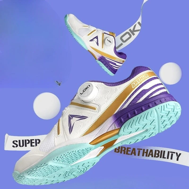 

Professional Table Tennis Shoes For Men Women Quick Lacing Badminton Shoe Unisex Anti Slip Athletic Shoes Man Court Shoes
