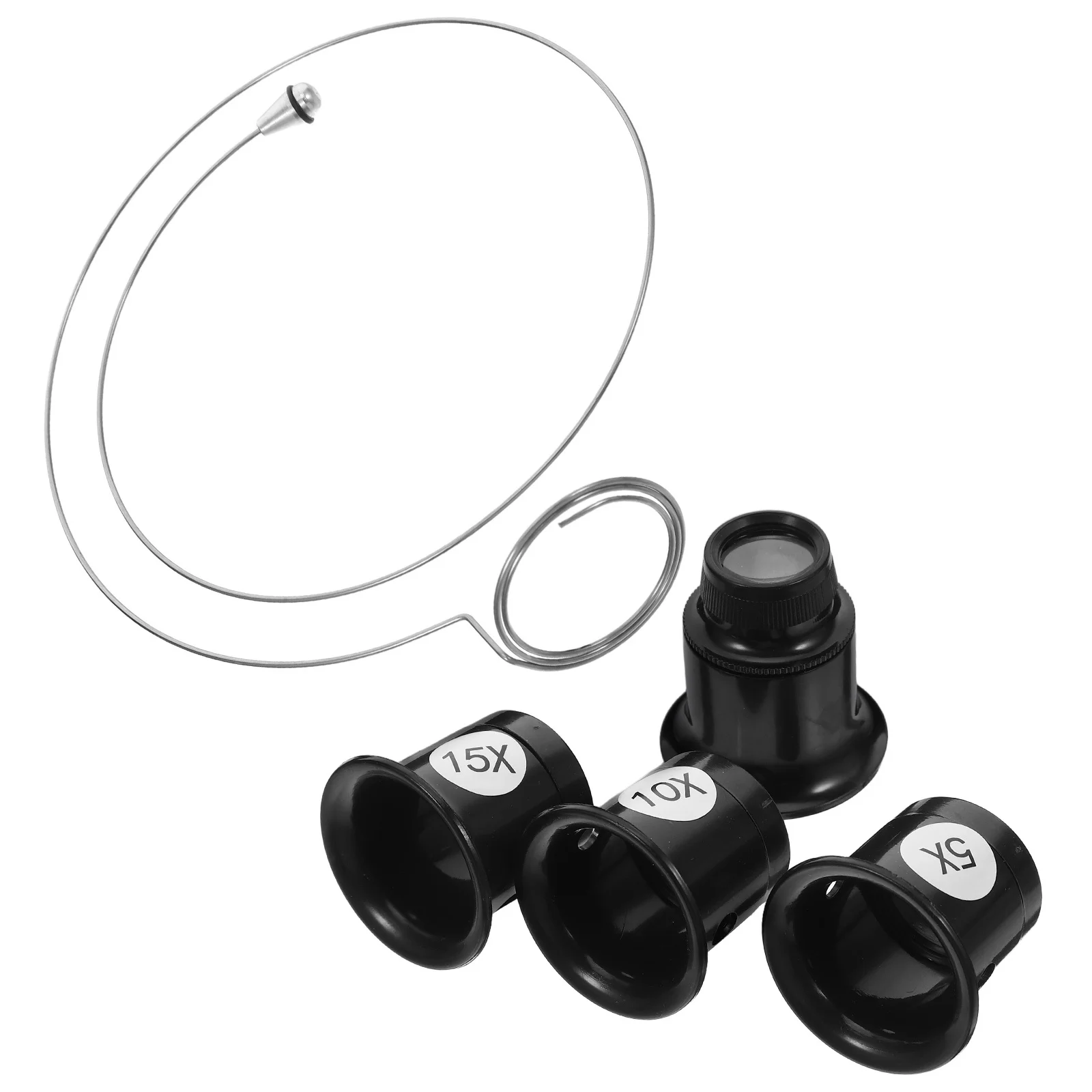 

1Set Professional Watchmaker Loupe Magnifier Kit 5X 10X 15X 20X Ergonomic Design for Jewelry Making and Detailed Experimental