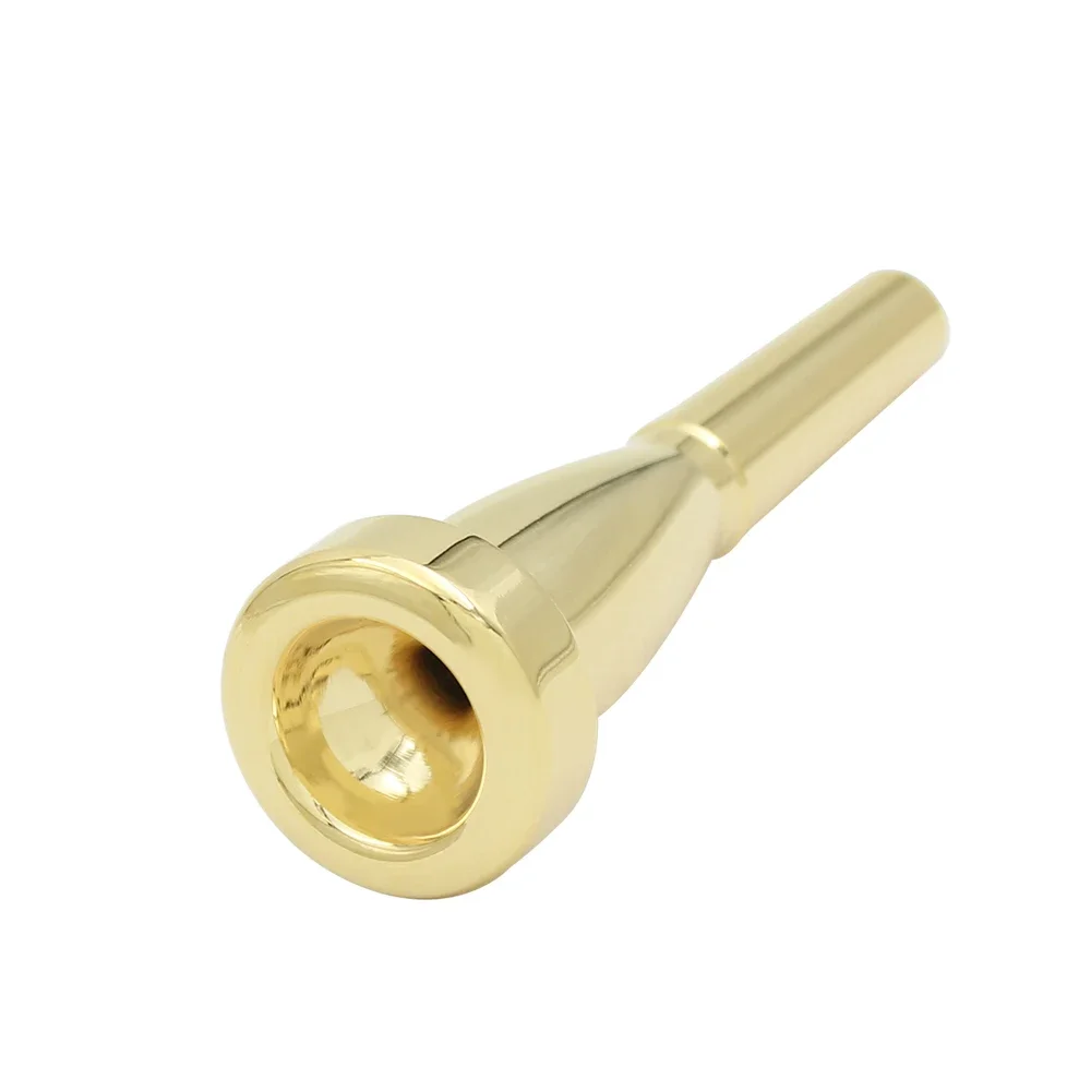 Trumpet Mouthpiece Bullet Tip Trumpet Mouth Silver/Gold 3C 7C Size Brass Musical Instrument Replacement Parts