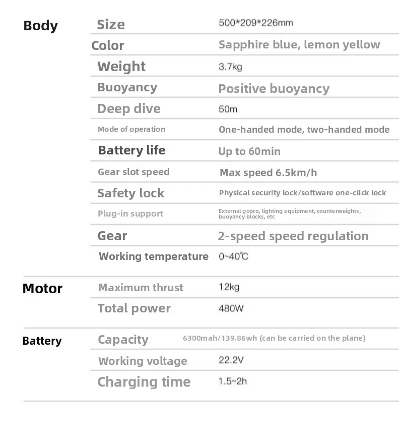 Podwodny napęd wspomagający z możliwością nurkowania dla dorosłych, do pływania na świeżym powietrzu, elektryczna deska pływająca, deska surfingowa