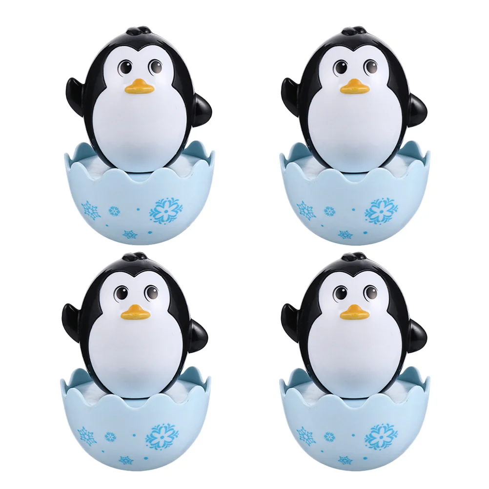 4 pezzi di animali del fumetto sonagli per bambini pacificare il giocattolo infantile sicuro impugnatura liscia giocattolo educativo per bambini regalo per bambini