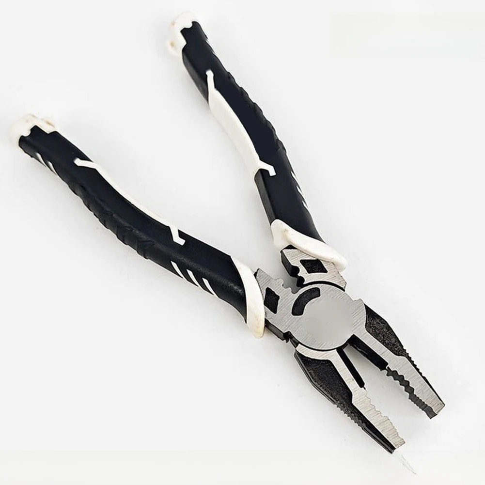 8 Inch Multi-Function Crimping Pliers for Electrical Crimping Cutting and Stripping in Residential and Commercial Use
