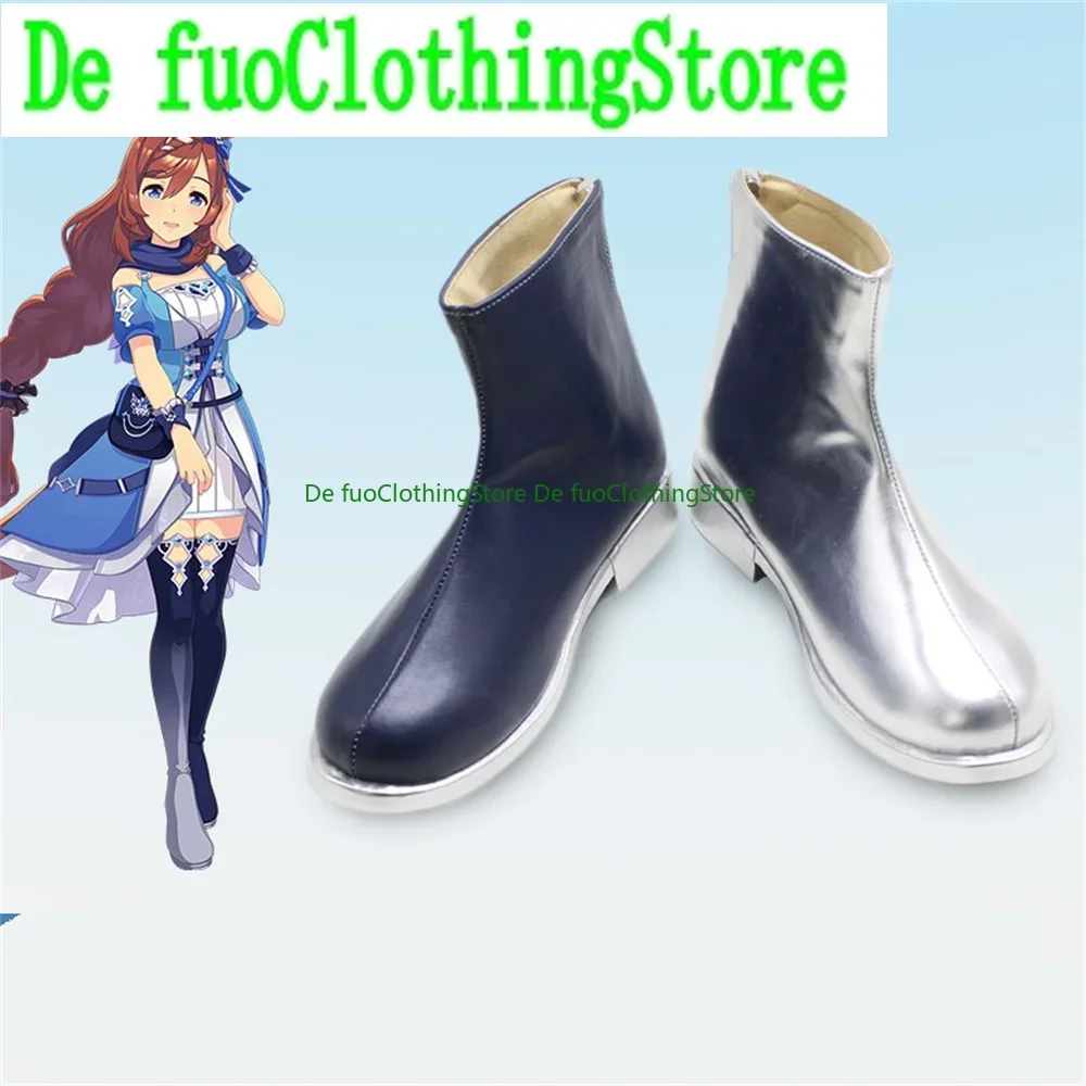 

Umamusume Pretty Derby Super Creek Cosplay Shoes Boots Game Anime Carnival Party Halloween Chritmas DefuoClothing Shoes Store