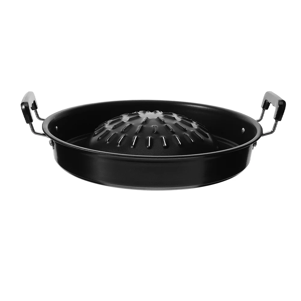 

Stainless Steel Bbq Grill Pan Multi-Function Indoor Hot Pot Outdoor Camping Grilling Tray Iron Metal Barbecue Plate For Party