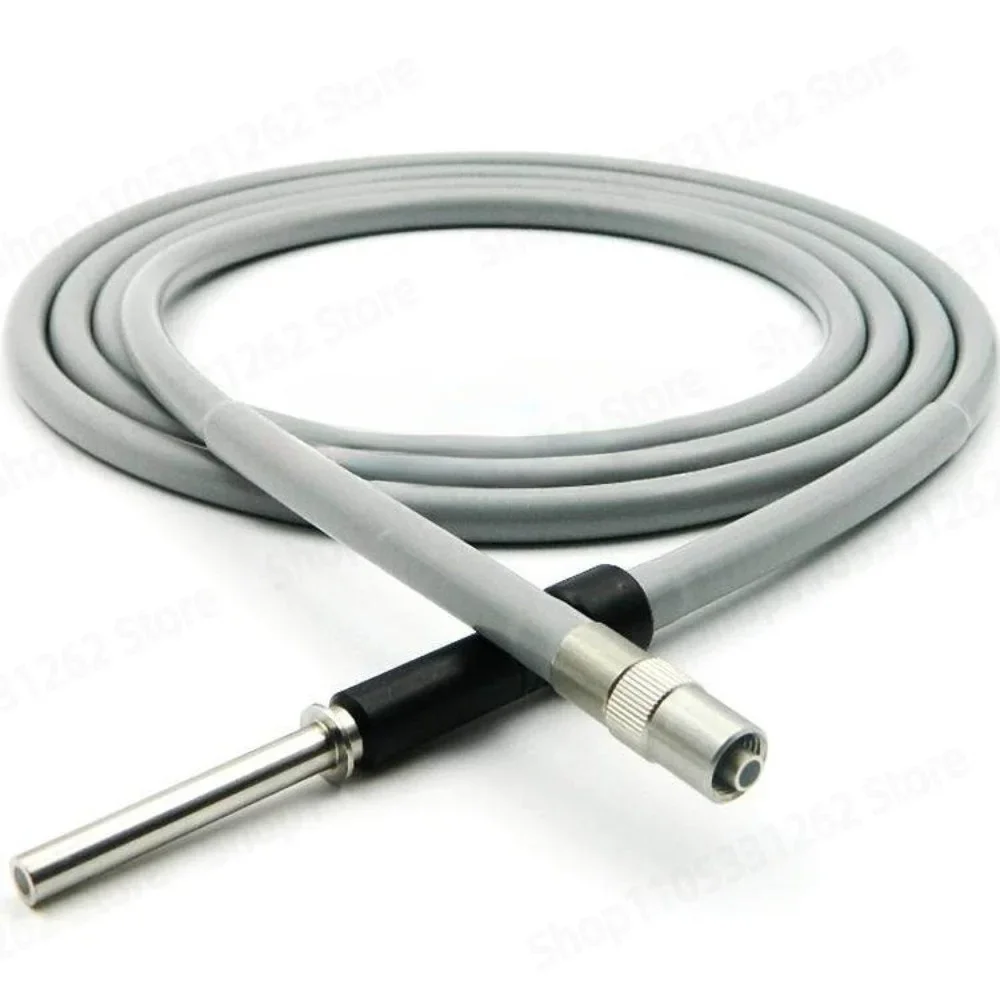 Medical Endoscope Cold Light Source Fiber Optic Cable 4mm Diameter 2.5m 3m