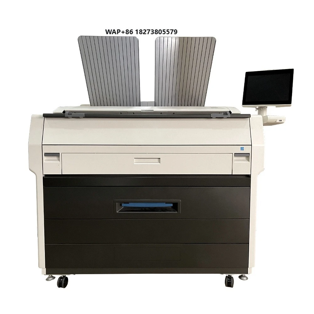 High Quality KIP7100 A0 Blueprint Printer Engineering Scanner Copier for Construction Factory-Priced Machine