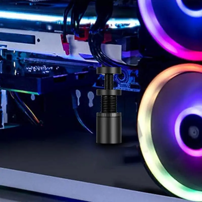 Graphics Card GPU Holder Adjustable Telescopic Rotary Screw Aluminum Alloy Support Vertical GPU Bracket GPU Video Card Holder