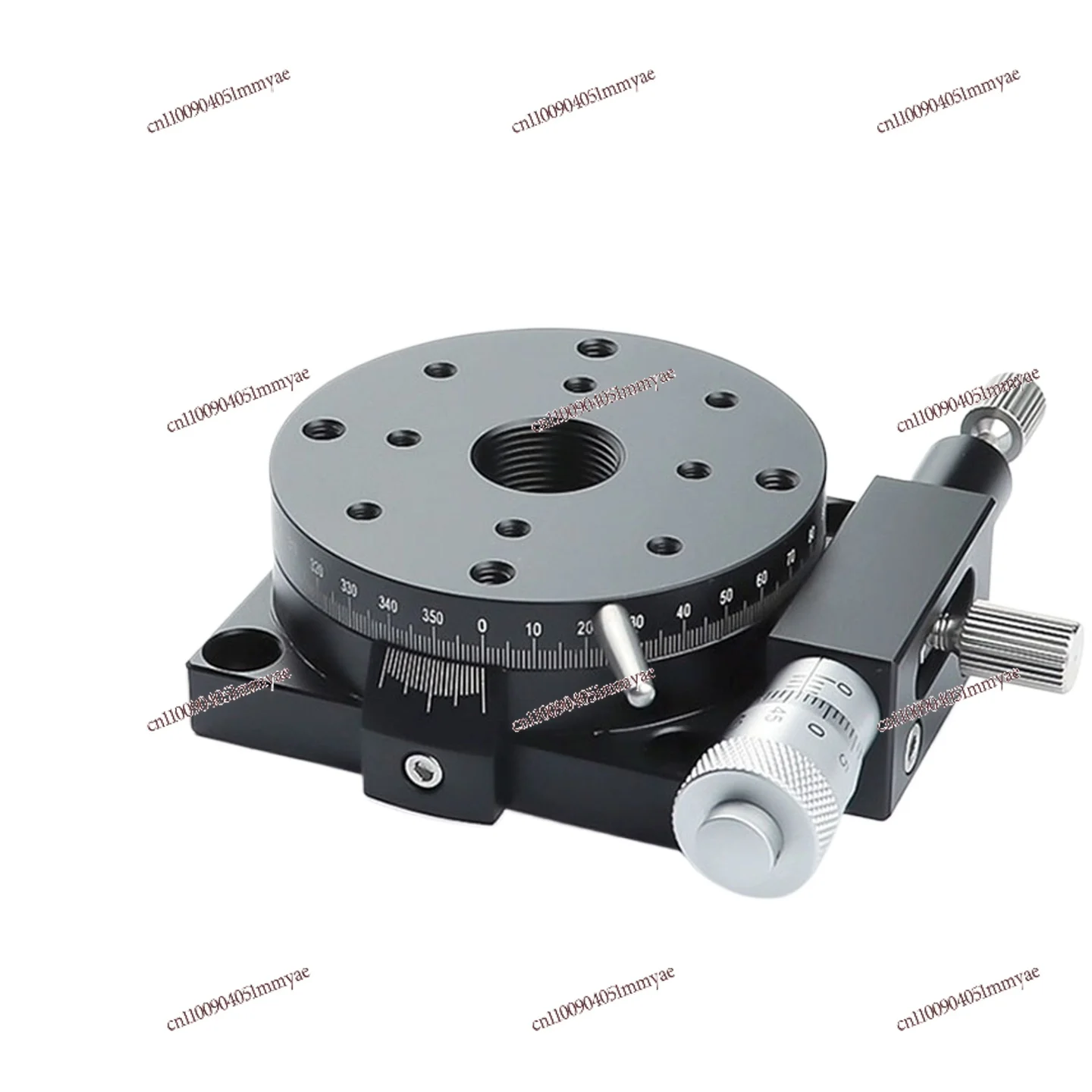 R-axis Rotating Platform High-precision Displacement Table 360 ° Angle Fine-tuning Indexing Disc Manual Optical Sliding Table