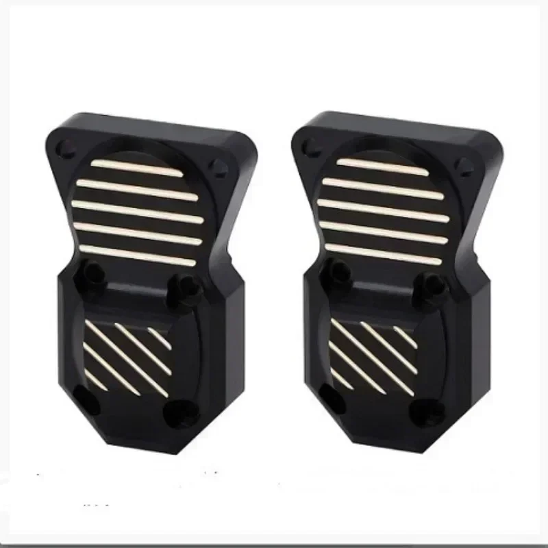 Heavy Black Coating Brass Counterweight Steering Knuckles Wheel Hex for 1/24 RC Crawler Car Axial SCX24 Upgrade Parts