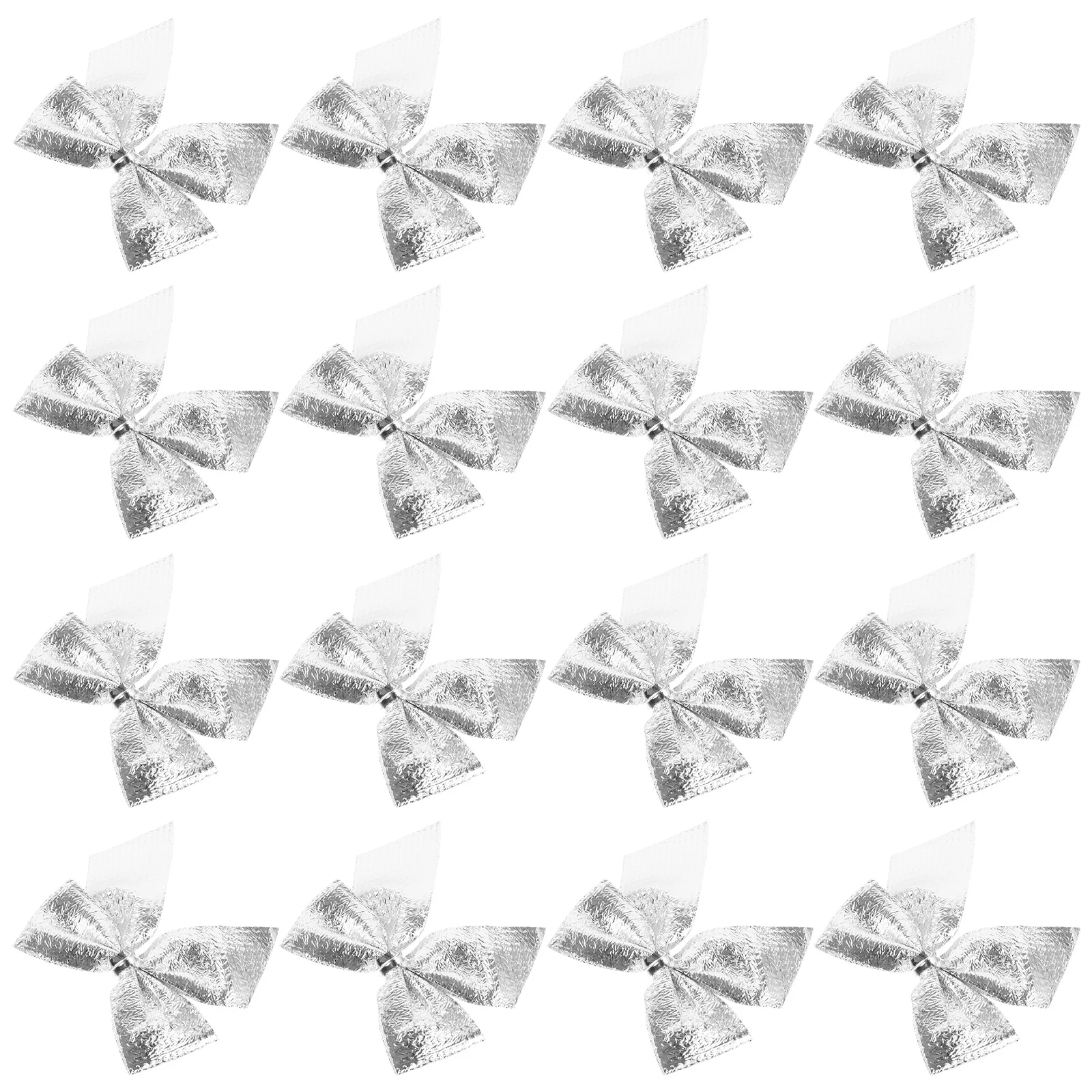 24 قطعة عيد الميلاد Bowknot الحلي بريق الانحناء ديكور شجرة عيد الميلاد قلادة حفل زفاف الذكرى ديكور القوس هدية الديكور