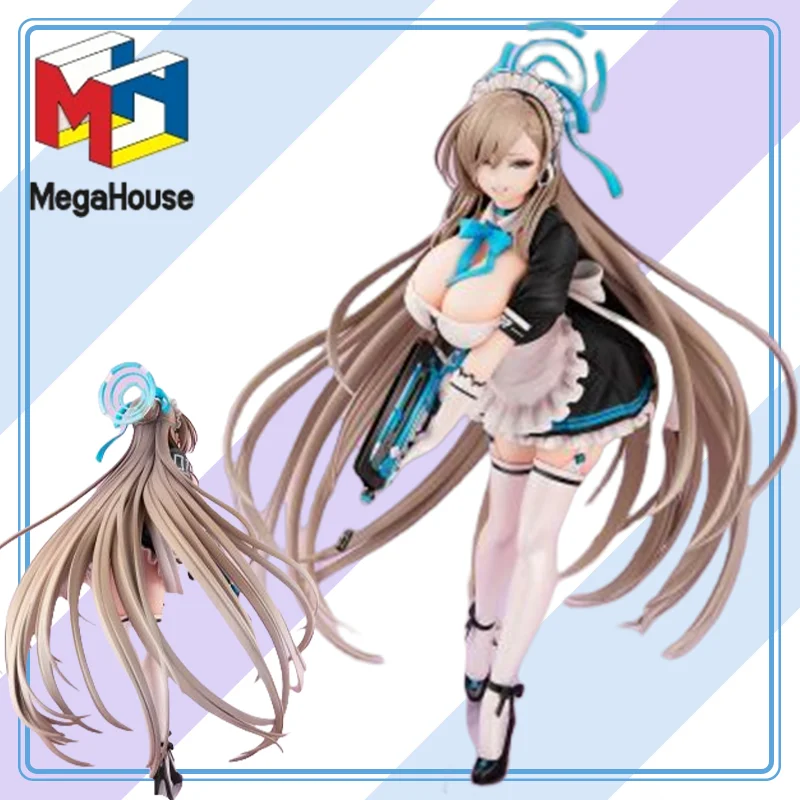 

MegaHouse Genuine Blue Archive - Ichinose Asuna - Lucrea - 1/7 Коллекция серии Модель Персонаж из мультфильма Гаражный комплект Подарки Игрушки