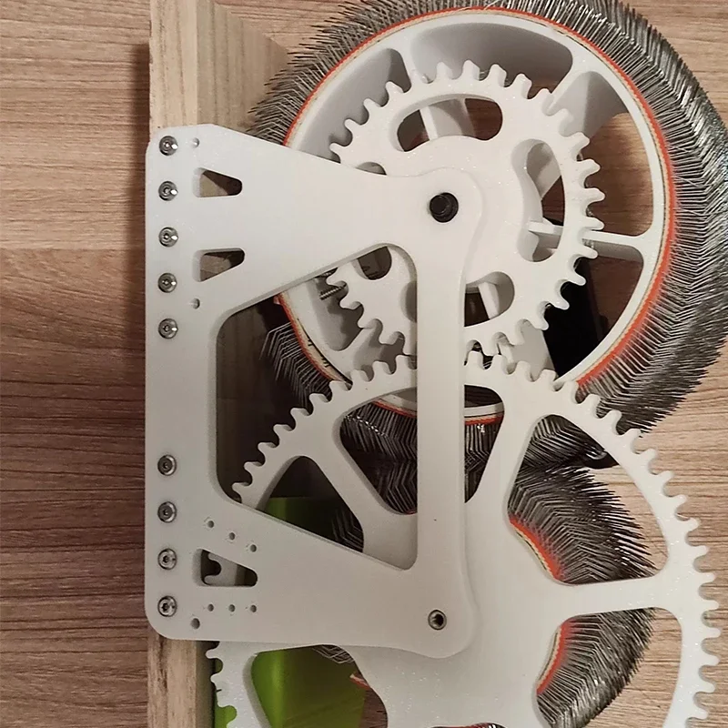 Hand Crank Wool Combing Machine, Manual Wool Felt Blending Tool for Quick Color Mixing, Combing and Spinning Wool Fibers