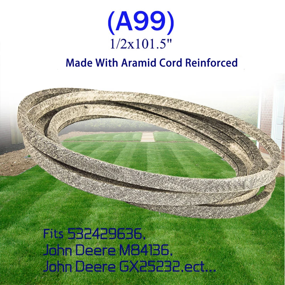 Aramid Cord Lawn Mower Deck Belt 1/2