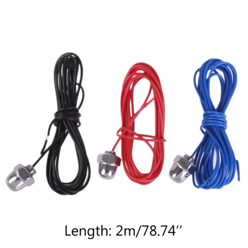 3Pcs Water Level Probe with 2m/79 Inches Cable Stainless Steel Water Liquid Level Probe Sensor for Water Level Controller