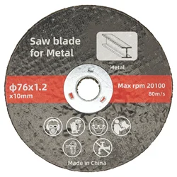 1pc 76mm Mini Cutting Disc Circular Resin Grinding Wheel Saw Blade For Angle Grinder Cut Off Wheels Flap Sanding Grinding Discs