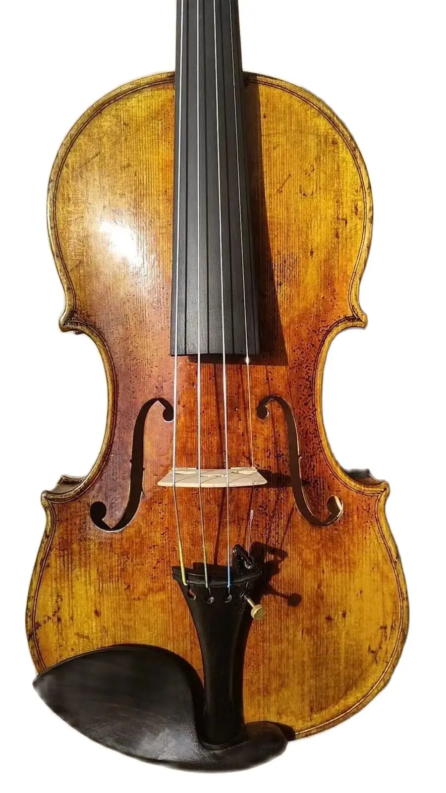 Professional 4/4 violin European flamed maple back spruce top Stradi Model