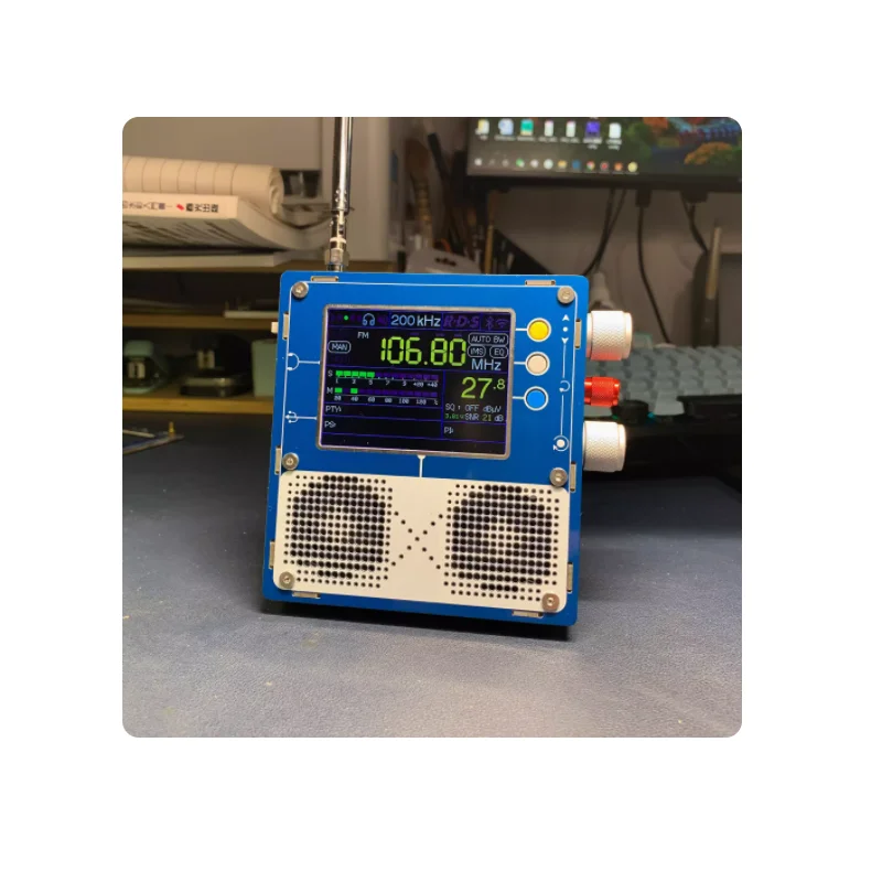 

LNA 5.0 Version TEF6686 PLUS Full Band FM/MW/Short Wave HF/LW Radio Receiver with 5000MAH Battery Speaker Antenna