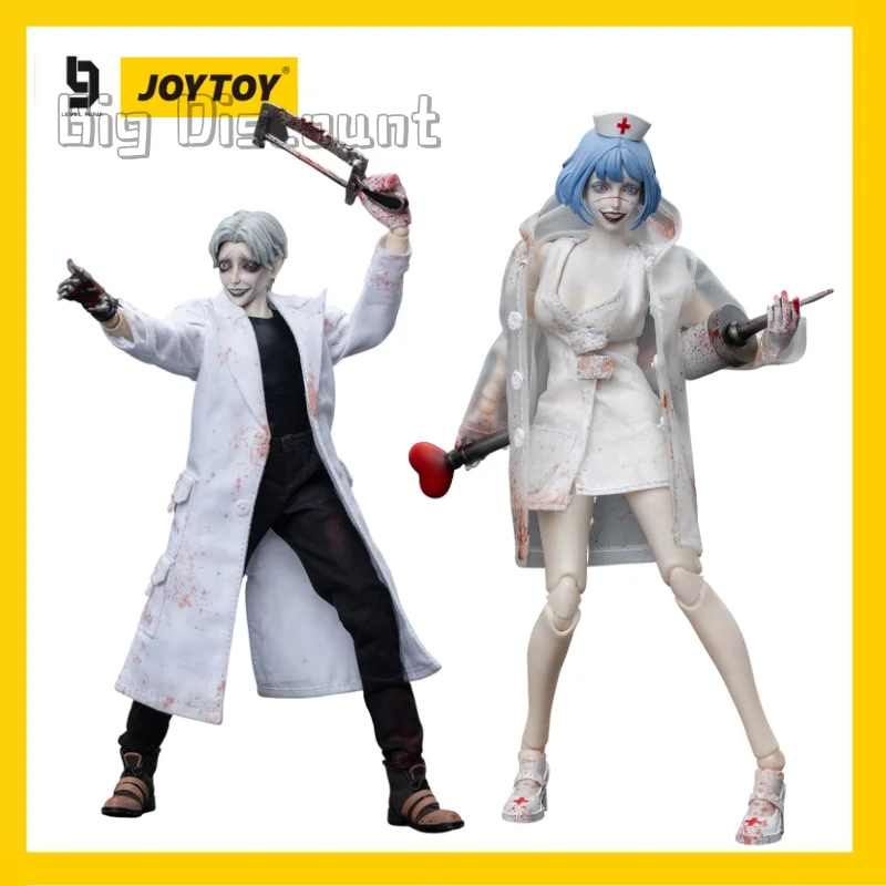 JOYTOY LEVEL NINE 1/12 Action Figure FRONTLINE CHAOS DR.WHITE And NO.77 Anime Military Model Free Shipping