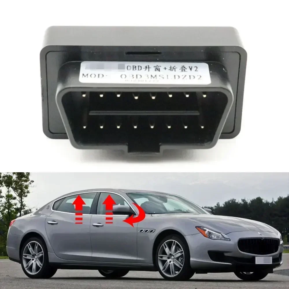 Módulo de cierre de ventana OBD automático, espejo retrovisor plegable para Maserati Ghibli Levante 15-17 Quattroporte 14-22