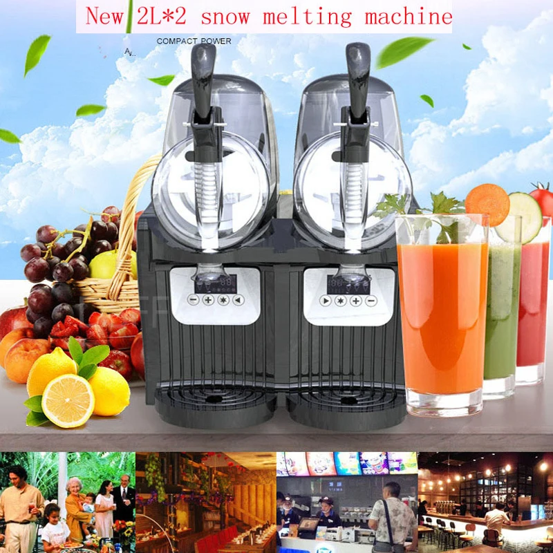 

Commercial Frozen Dual Tank Snow Melting Machine Multifunctional Snow Mud Machine