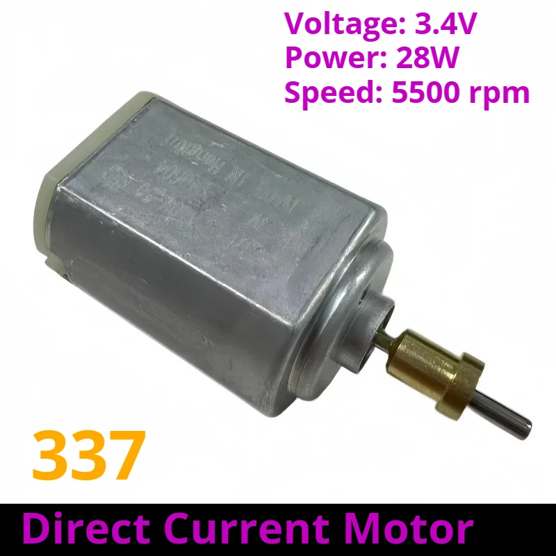 3.4V high-power compact DC motor - Electric hair clipper - Intelligent trash can braking motor 337