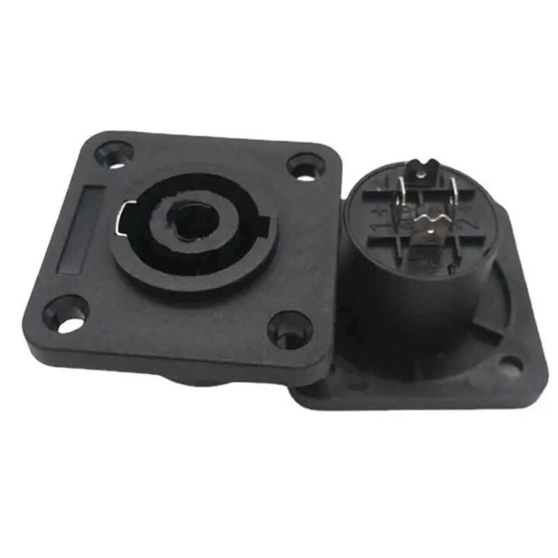 DT17 10PCS 4Pin Speakon Connector Female Jack Socket NL4, Audio Connector for Loudspeaker Amplifier with Lock