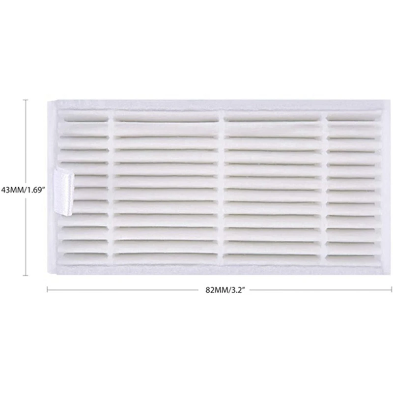 Sponzen Hepa Filter Zijborstel Robot Stofzuiger Onderdelen Voor Ilife V55 V50 V5 V 5S V3 V 3S V50 Pro X5 Accessoires