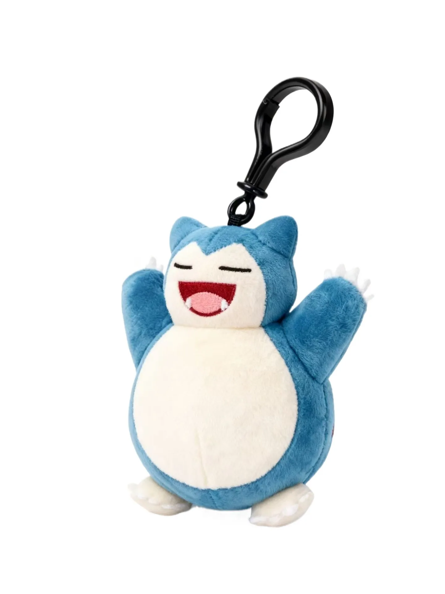 50개/세트 포켓몬 잠만보 봉제 인형 12cm 인형 펜던트 봉제 키체인 열쇠고리