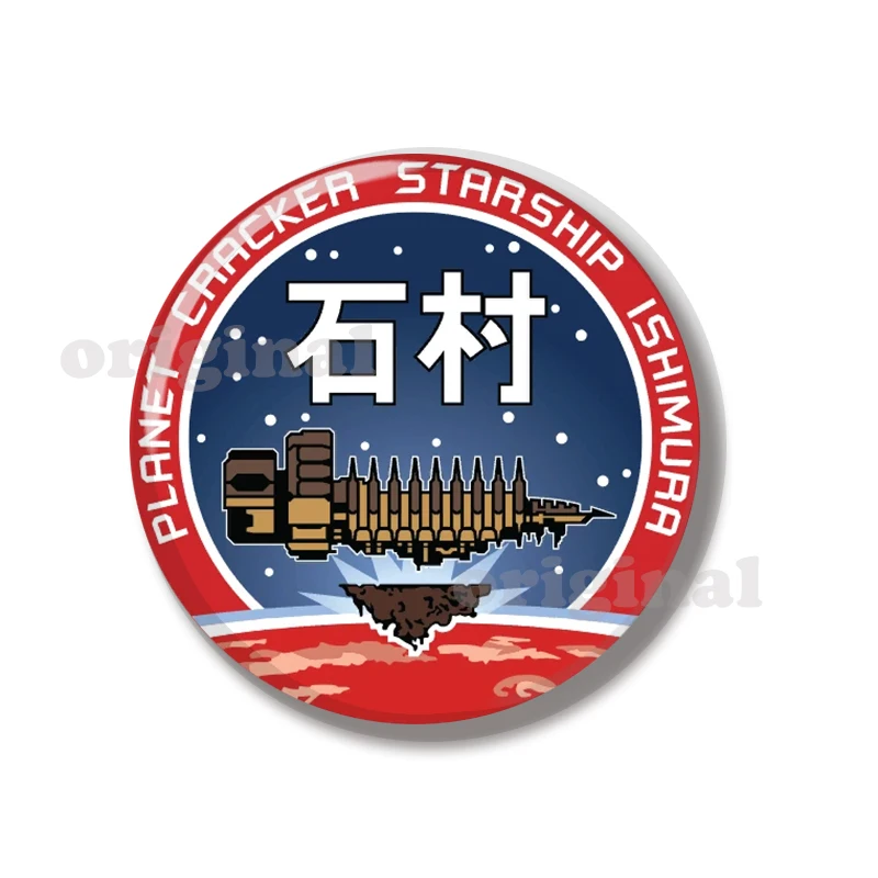 44MM Dead Space Ishimura Unitology Logo Pin Soft Button Jewelry Creative Badge Cartoon Brooch Lapel Pin Bag Backpack Decorate