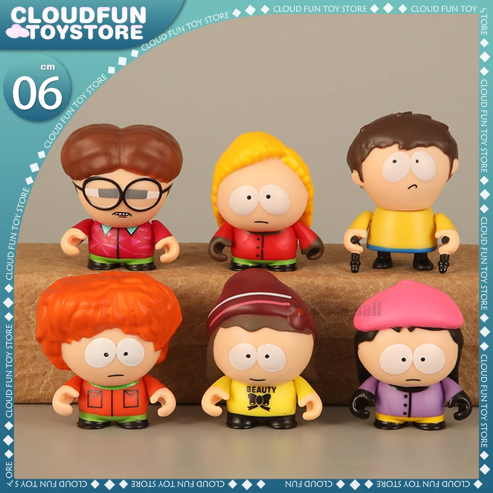 South North Park Figures Mini Southpark Anime Figure Stan Marsh Action Figures Pvc Statue Model Dolls Cute Collection Toys Gifts