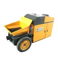 cement mortar grouting spraying machine small new concrete pumps concrete mixer with feeder