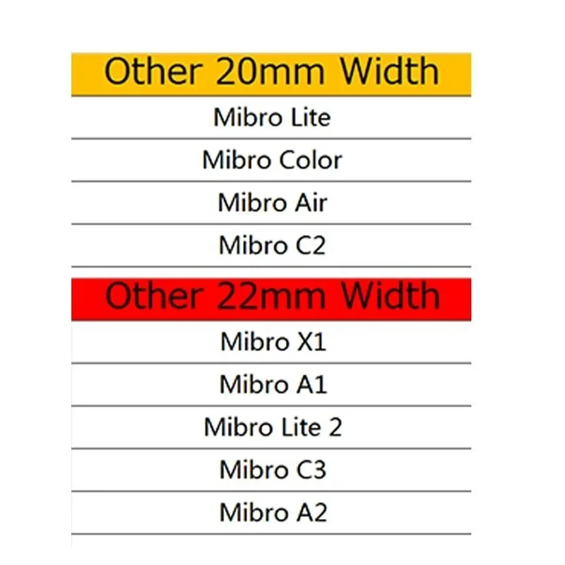 20mm 22mm Anello milanese per Mibro Color/Lite/Lite 2/C2/Air cinturino magnetico in metallo per Mibro X1 A1 A2 C3 cinturino per smartwatch
