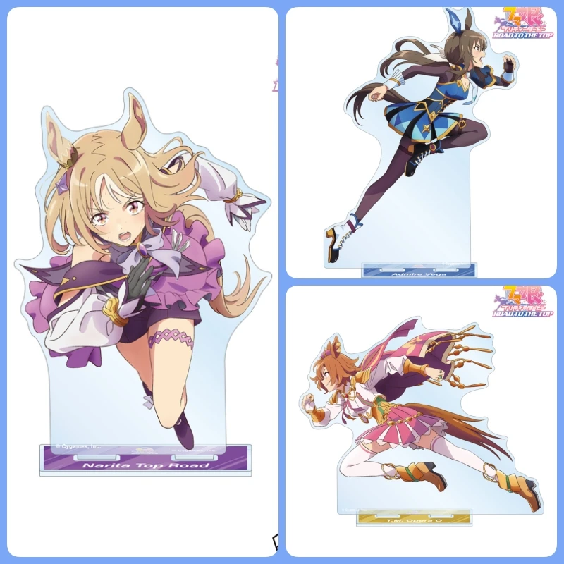 Game Uma Musume Pretty Derby Admire Vega Narita Top Road TM Opera O Acrylic Stand Doll Anime Figure Model Cosplay Toy Gift