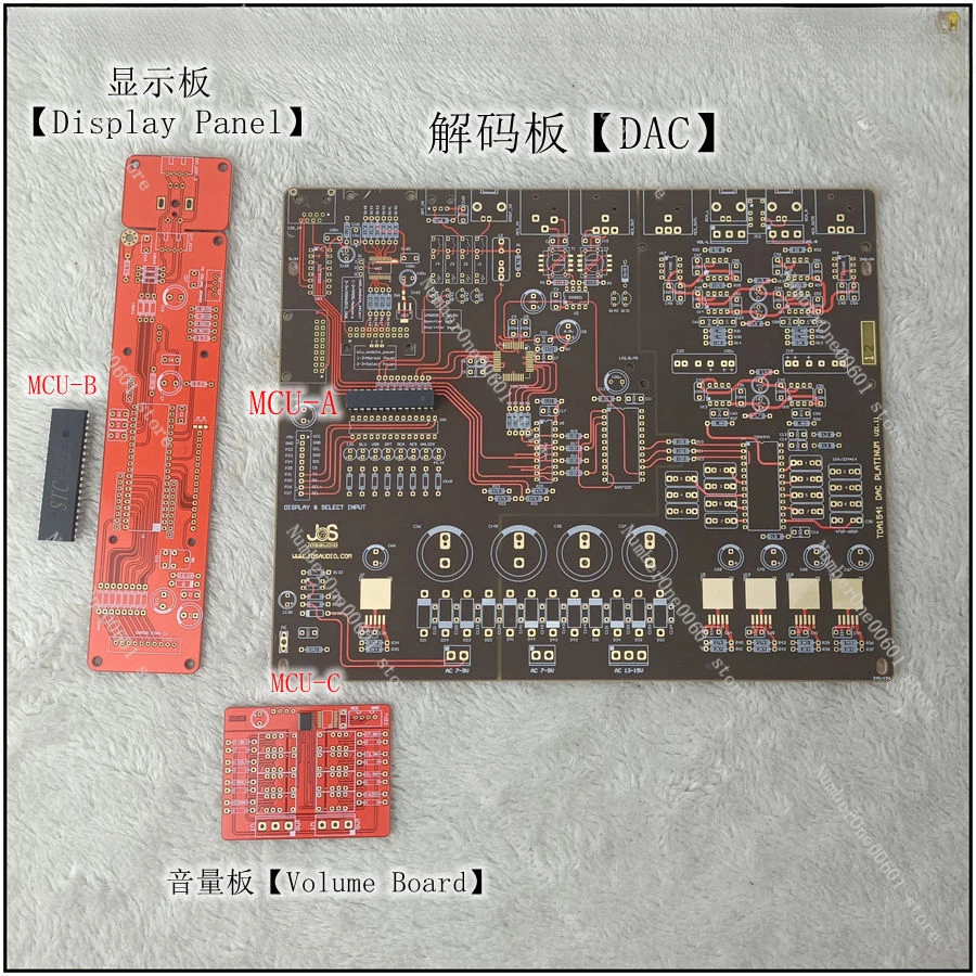 

TDA1541A Decoder Board Kit USB Bluetooth, Fiber Optic, Coaxial, Balanced PCB Empty Board
