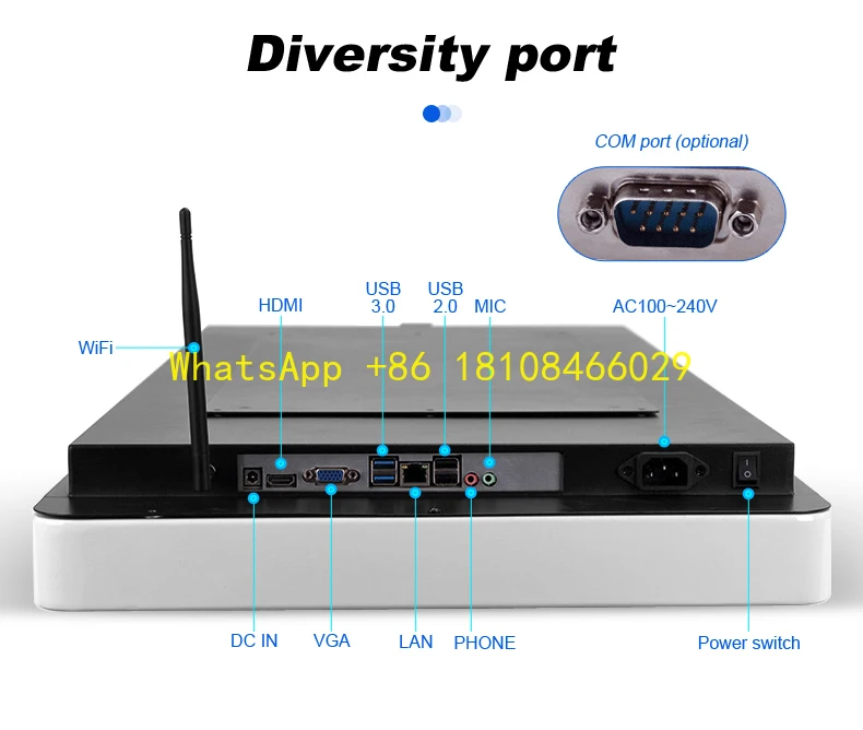 

Hotel Wall Mounted&Floor Standing 21.5 Inch Self Service Kiosk Fast Food Kiosk With Printer Android for Restaurant