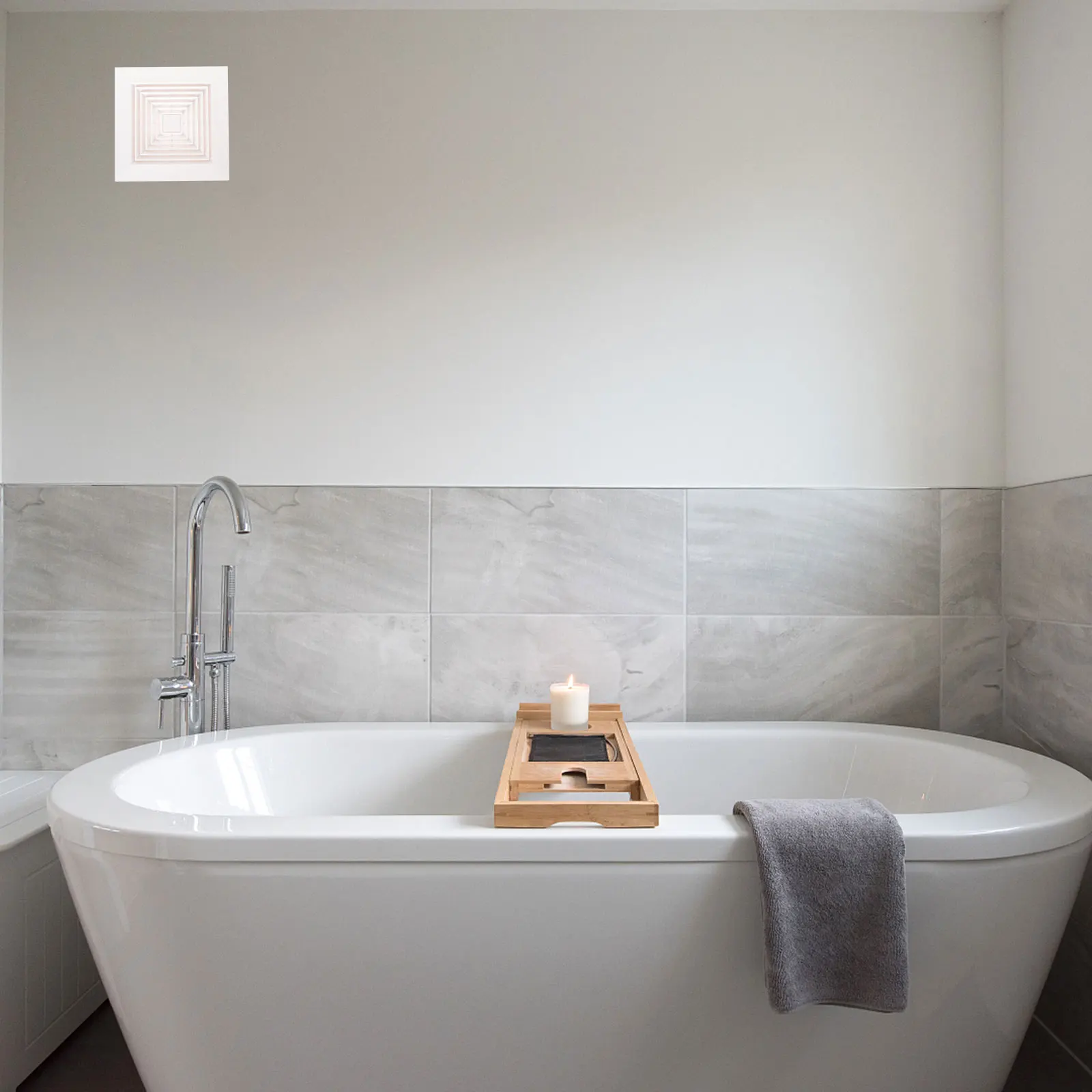 White Ceiling Vent Cover Air Vent Grille for Bathroom Kitchen AC Unit Adjustable Airflow Easy Install Quiet Exhaust
