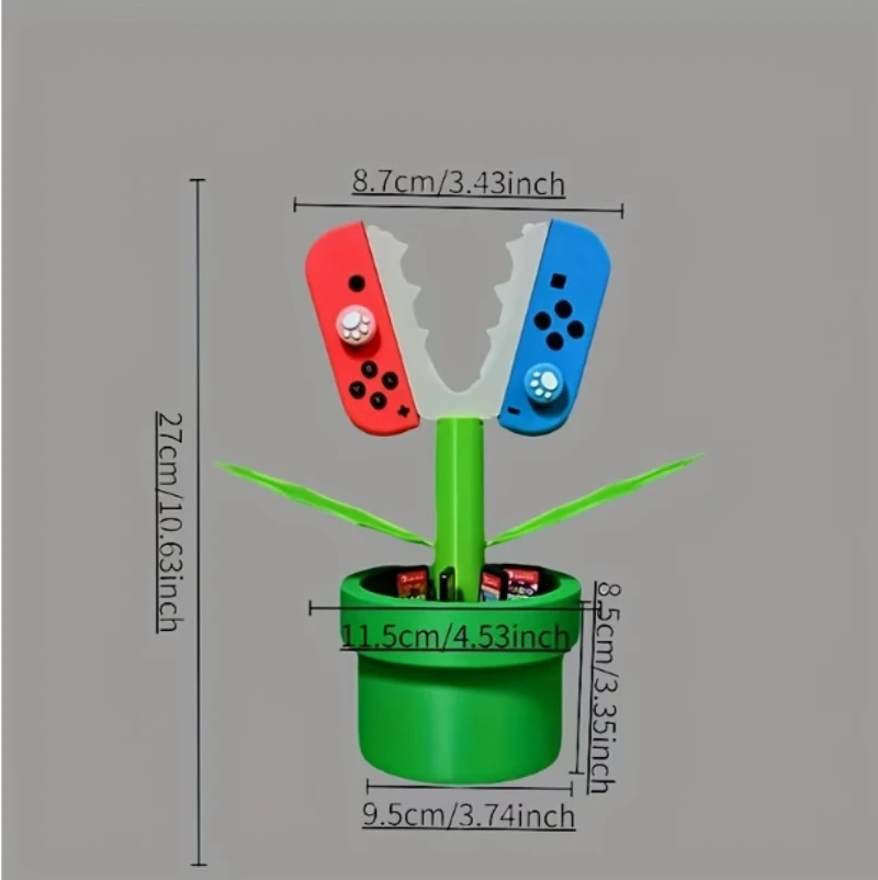 Chomper Figurines Home Decor Sculpture Game Console Controller Holder Rack Computer Desktop Model Decoration ﻿