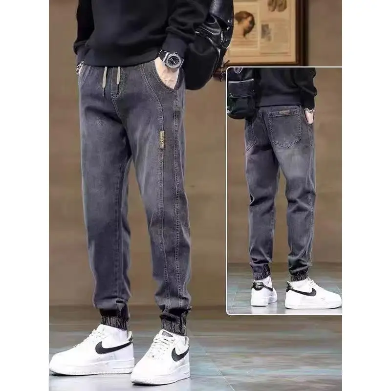 

Fashionable Casual Men's Corduroy Sports Pants Wear Resistant Dirty Proof Workwear Trousers Loose Fit Comfortable Leisure Tro...