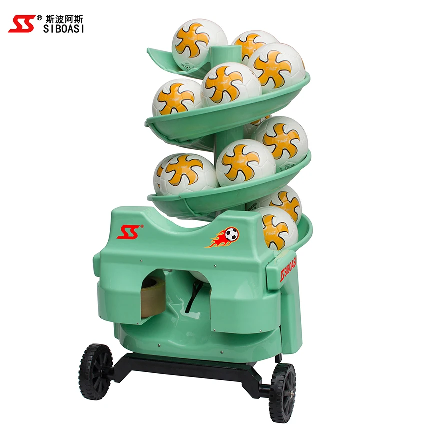 China Factory S6526 Intelligent Remote Control Football Soccer Ball Launcher Machine