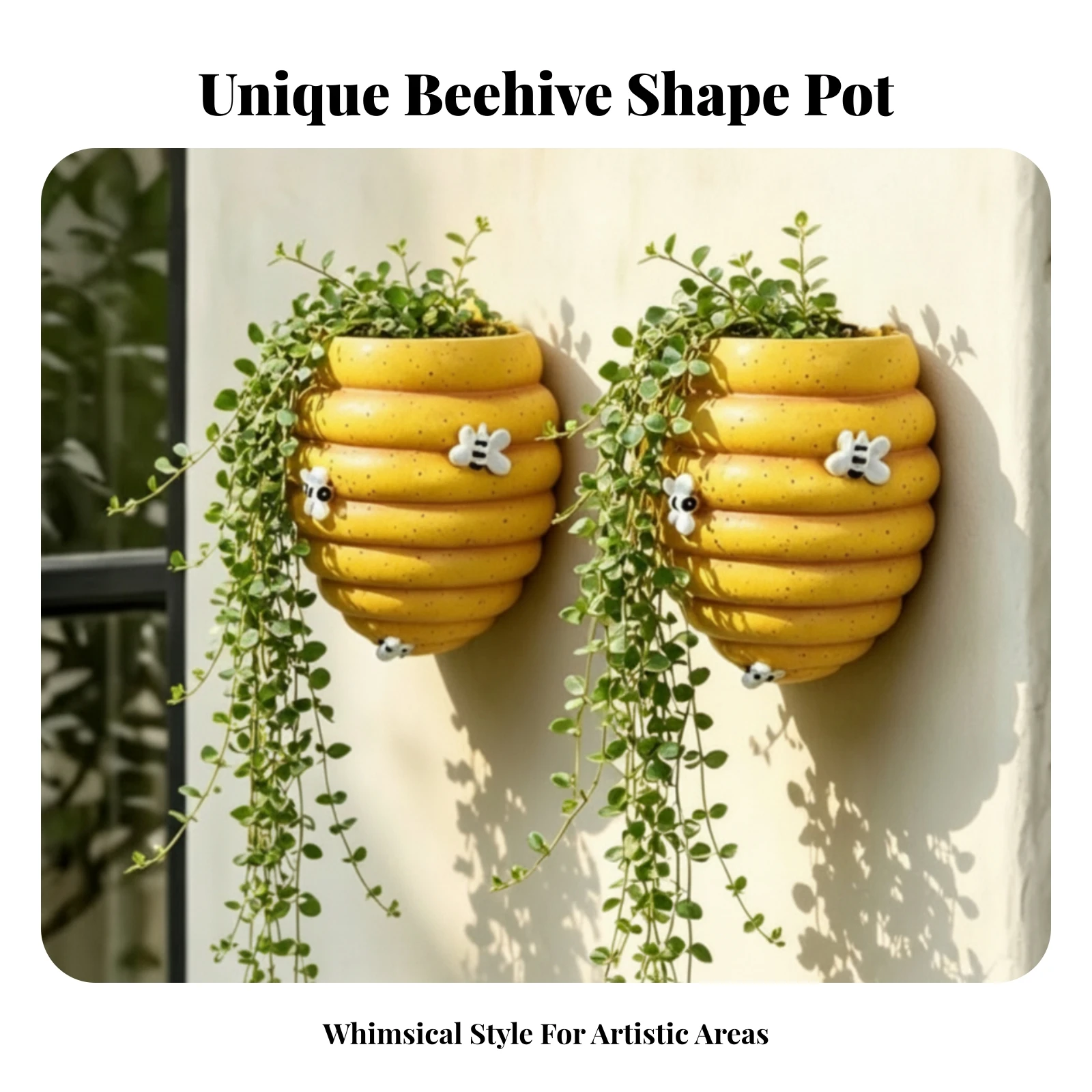 Home Decor Rounded Honeycomb Flower Pot Nest Plant Pot Textured
