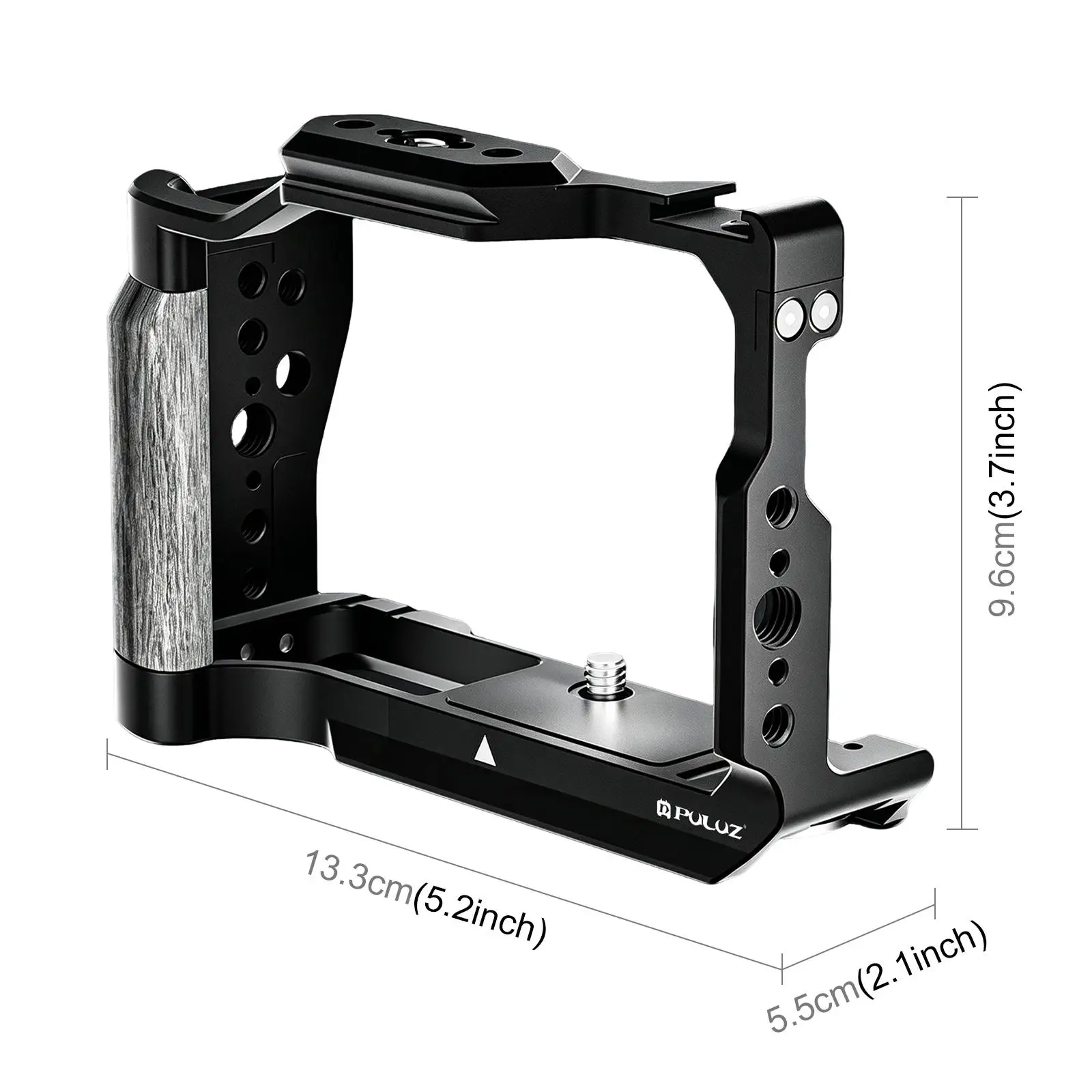 For Canon EOS R50 V PULUZ Live Streaming Aluminum Alloy Camera Cage Expansion Mount Frame For Canon EOS R50 V