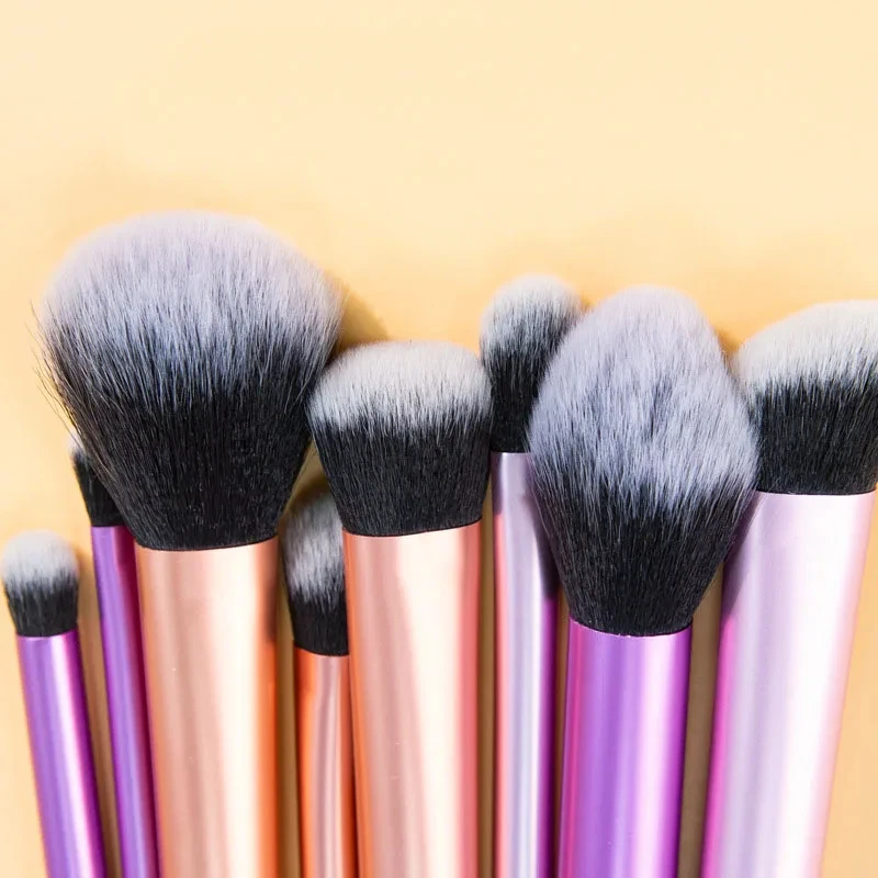 8PCS Makeup Brushes Set For Cosmetic Foundation Powder Blush Eyeshadow Kabuki Blending Real Techniques Make Up Brush Beauty Tool