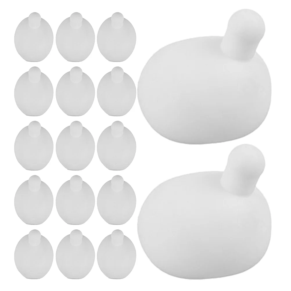 20 Pcs Bubble Blowing Silicone Inserts for Squeeze Toys Craft Inner Replacement Making Props DIY Accessories Parts