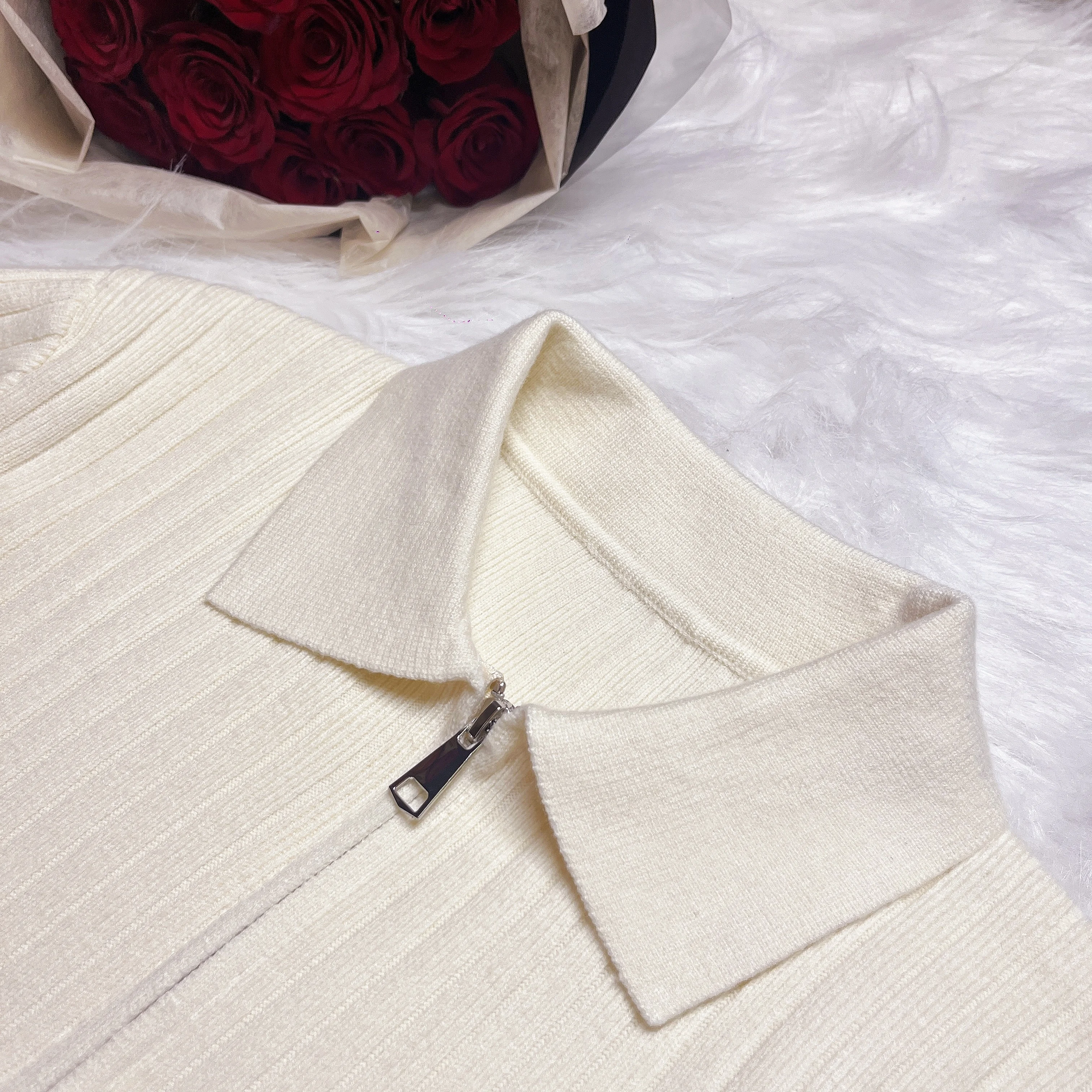 Otoño Invierno suéter de solapa para hombres tendencia Casual negocios Polo suéter con cuello contraste Color Patchwork suéteres ropa de hombre